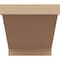 Ekena Millwork 7"W x 7"D x 7"H Wide Burlington Rough Cedar Woodgrain TimberThane Corbel, Primed Tan CORUR07X07X07BURRCPR - alternate 2